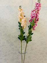 Load image into Gallery viewer, Three sprig delphinium flower
